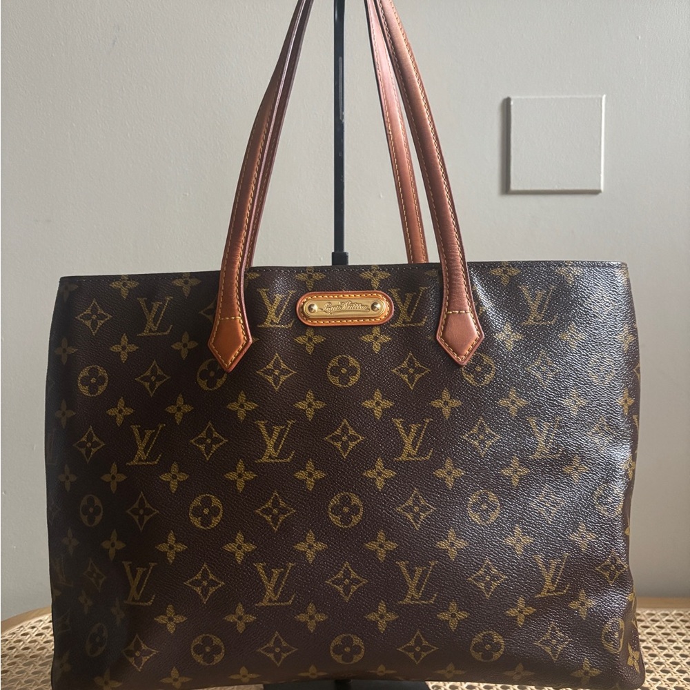 Louis Vuitton Wilshire MM Brown Monogram Tote Bag 2010